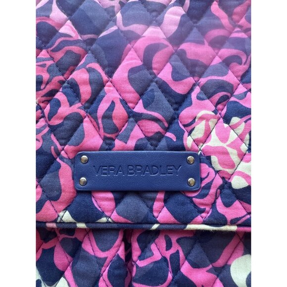 Vera Bradley Triple Zip Hipster crossbody in the retired Katalina Pink pattern. - Picture 5 of 14